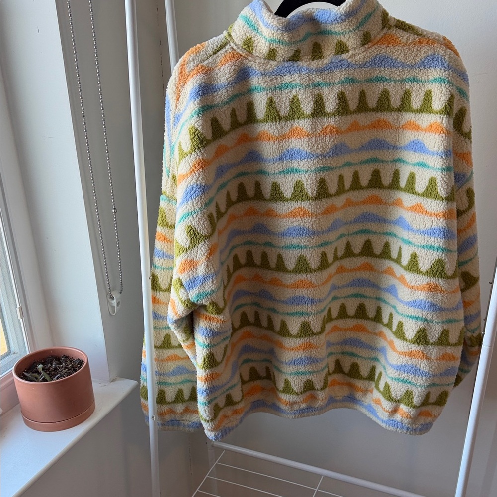 Target Cozy Multicolor Zip-Up Sweater - Picture 3 of 3